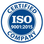 ISO 9001:2015 certified company